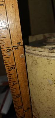 1950's Shell Motor Oil Can