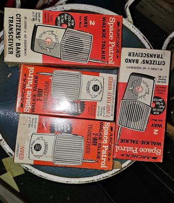4 1970’s Vintage Walkie Talkies