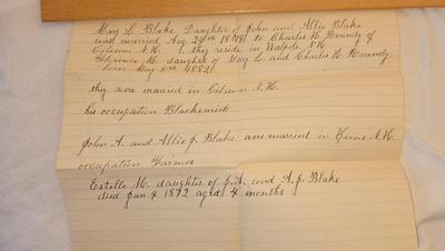 A few letters from 1870s, Paper Ephemera