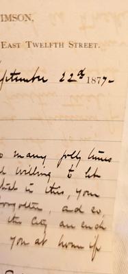 A few letters from 1870s, Paper Ephemera