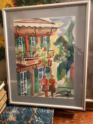 W. McInnis New Orleans watercolor