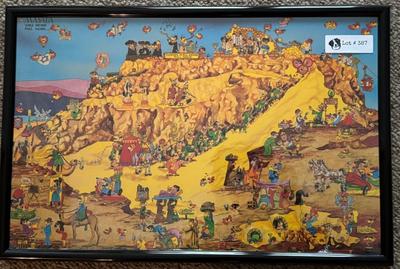 Framed Poster Print "Masada Will Never Fall Again,"