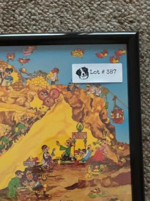 Framed Poster Print "Masada Will Never Fall Again,"