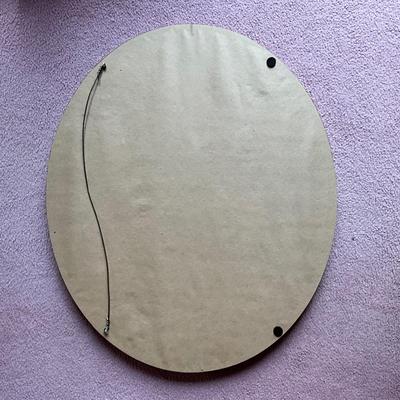 M1516 Victorian House Picture in Gold Finish Oval Frame