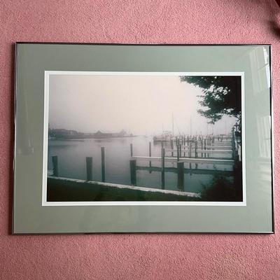 M1517 Framed Photograph of Misty Morning in St. Michaels, MD.