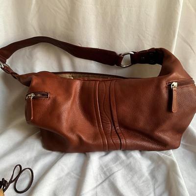 M1524 Vintage MONSAC Clutch and Osgoode Marley Leather Handbag