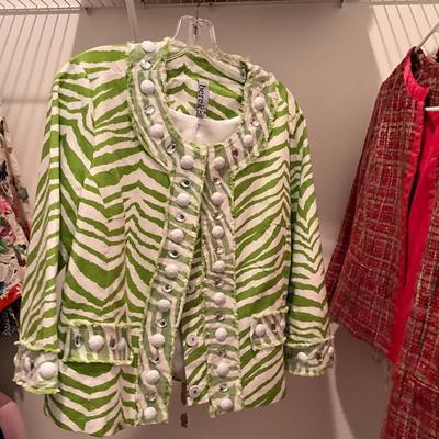 M1531 Lot of Eleven Ladies Dress Jackets Neiman Marcus, Tyler Boe, Chicos and more