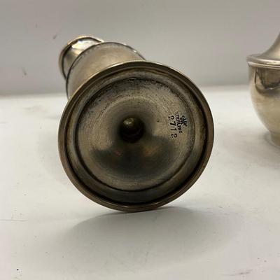 D1563 Sterling Silver Greek Ewer and Sterling Shaker