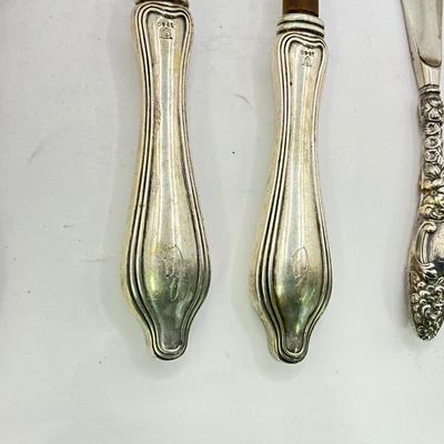 D1577 Sterling Silver Salad Set and serving pieces
