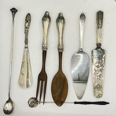D1577 Sterling Silver Salad Set and serving pieces
