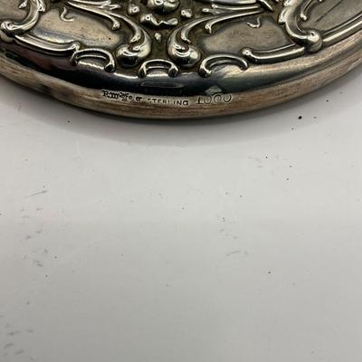 D1581 Sterling Silver Vanity Set with Shaving Mug