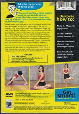 Basic Yoga Workout for Dummies, DVD, PLUS Bonus Intermediate-Level Yoga