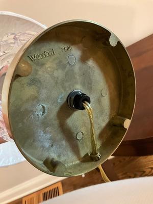 K587 Waterford Crystal and Brass Lamp