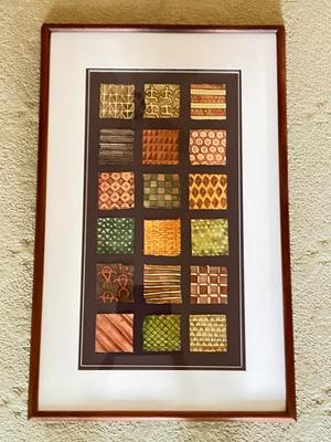 K588 Original Watercolor on handmade paper "Kapa Kahiko" by Cindy Conklin Hawaii