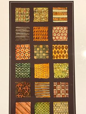 K588 Original Watercolor on handmade paper "Kapa Kahiko" by Cindy Conklin Hawaii