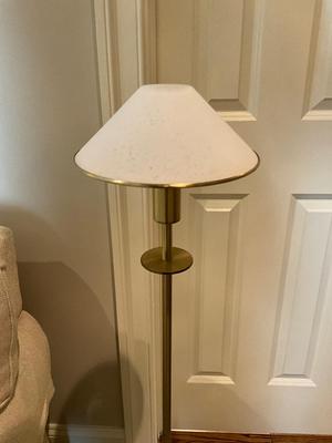L611 Brass HOLTKÖTTER Halogen Floor Lamp