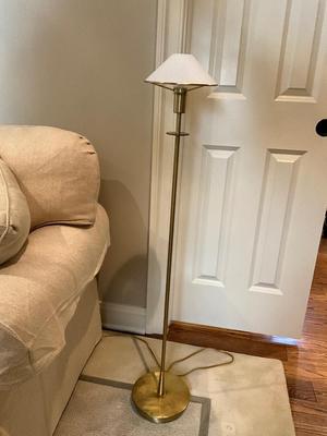 L611 Brass HOLTKÖTTER Halogen Floor Lamp