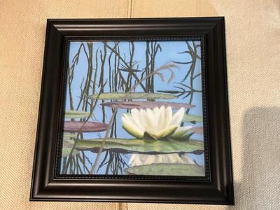L613 Original Pastel of "Lily in Blue" by Elinor Petterson