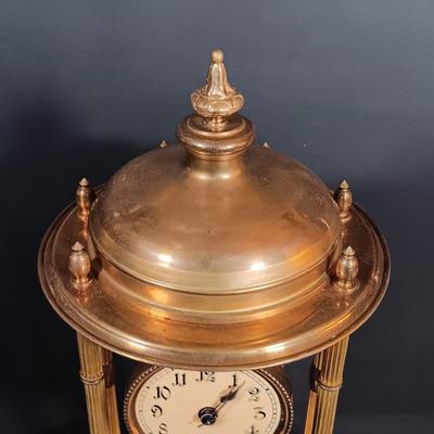 LOT 2: Sokol Montag & Co. Bandstand Anniversary Clock with One Other German Anniversary Clock
