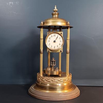 LOT 2: Sokol Montag & Co. Bandstand Anniversary Clock with One Other German Anniversary Clock