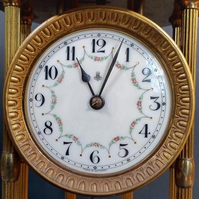 LOT 2: Sokol Montag & Co. Bandstand Anniversary Clock with One Other German Anniversary Clock