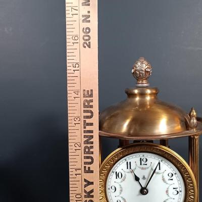 LOT 2: Sokol Montag & Co. Bandstand Anniversary Clock with One Other German Anniversary Clock