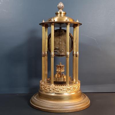 LOT 2: Sokol Montag & Co. Bandstand Anniversary Clock with One Other German Anniversary Clock
