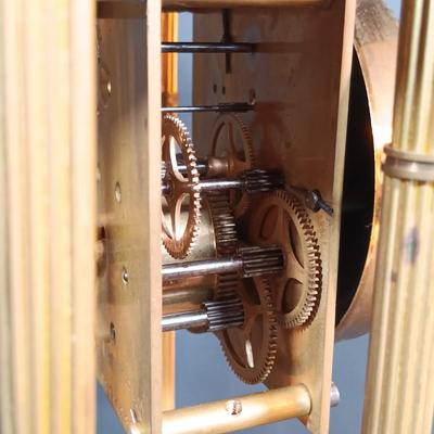 LOT 2: Sokol Montag & Co. Bandstand Anniversary Clock with One Other German Anniversary Clock