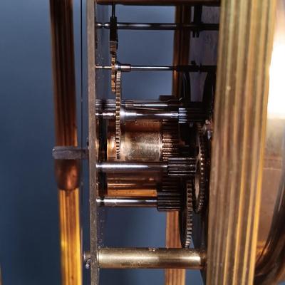 LOT 2: Sokol Montag & Co. Bandstand Anniversary Clock with One Other German Anniversary Clock