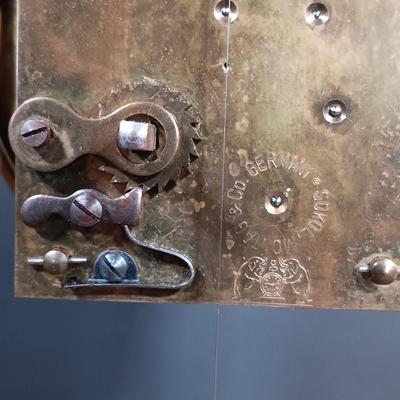 LOT 2: Sokol Montag & Co. Bandstand Anniversary Clock with One Other German Anniversary Clock