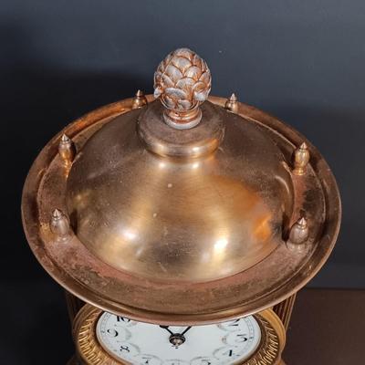 LOT 2: Sokol Montag & Co. Bandstand Anniversary Clock with One Other German Anniversary Clock