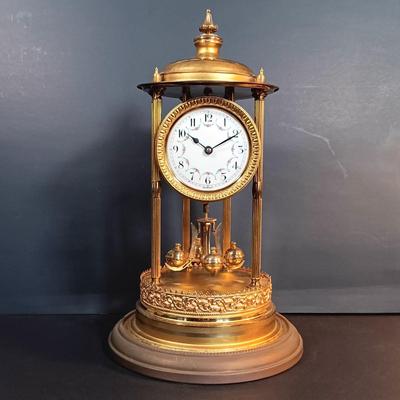 LOT 3: Set of (2) Jahresuhren-Fabrik with (1) Sokol Montag & Co. German Anniversary Clocks