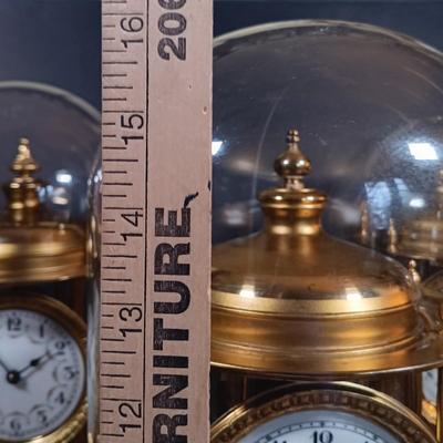 LOT 3: Set of (2) Jahresuhren-Fabrik with (1) Sokol Montag & Co. German Anniversary Clocks