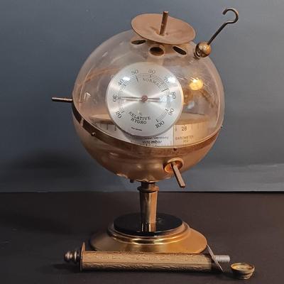 LOT 4: Vintage West German Sputnik-Style Globe Barometer