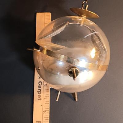 LOT 4: Vintage West German Sputnik-Style Globe Barometer