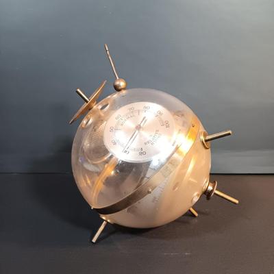 LOT 4: Vintage West German Sputnik-Style Globe Barometer