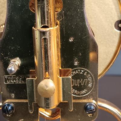 LOT 5: Set of (3) German Anniversary Clocks: Kieninger & Obergfell Kundo, Schatz & Sohne Co. & Staiger