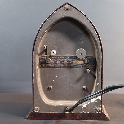 LOT 6: Hammond Clock Co. Bakelite Cathedral Clock, Jahresuhren-Fabrik G.m.b.H. Clock & Chelsea 8-Day Desk Clock