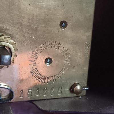 LOT 6: Hammond Clock Co. Bakelite Cathedral Clock, Jahresuhren-Fabrik G.m.b.H. Clock & Chelsea 8-Day Desk Clock