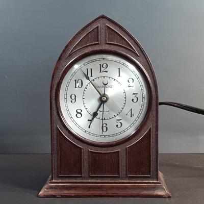 LOT 6: Hammond Clock Co. Bakelite Cathedral Clock, Jahresuhren-Fabrik G.m.b.H. Clock & Chelsea 8-Day Desk Clock