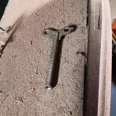 LOT 8: Gustav Becker Wall Clock with Seth Thomas Helmsman Barometer