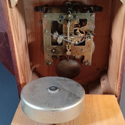 LOT 8: Gustav Becker Wall Clock with Seth Thomas Helmsman Barometer