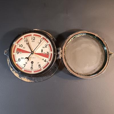 LOT 9: Chelsea Clock Co. Radio Room Ship's Clock