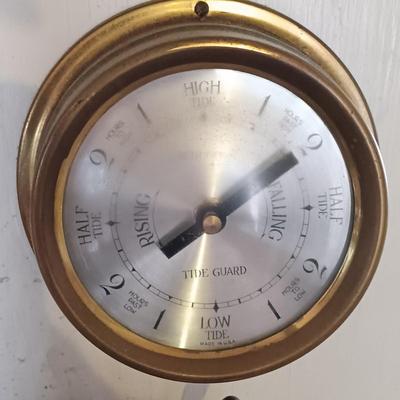 LOT 11: Wempe Chronometerwerke Ship Clock, Salem Clock Co. Ship's Bell 8-Day Clock & Seth Thomas Tideguard Clock