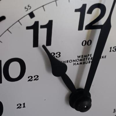 LOT 11: Wempe Chronometerwerke Ship Clock, Salem Clock Co. Ship's Bell 8-Day Clock & Seth Thomas Tideguard Clock