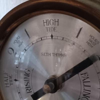 LOT 11: Wempe Chronometerwerke Ship Clock, Salem Clock Co. Ship's Bell 8-Day Clock & Seth Thomas Tideguard Clock