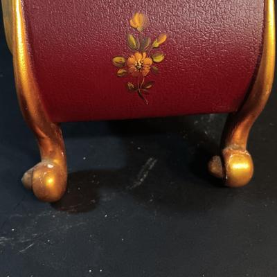 LOT 14: Le Castel Baroque-Style Swiss Made Bracket Clock with Shelf