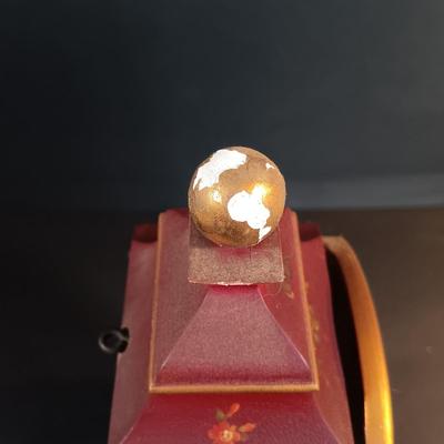 LOT 14: Le Castel Baroque-Style Swiss Made Bracket Clock with Shelf