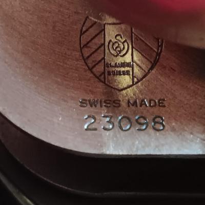 LOT 14: Le Castel Baroque-Style Swiss Made Bracket Clock with Shelf