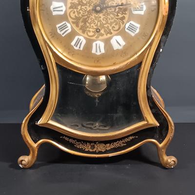 LOT 15: Zenith Swiss Bracket Clock with Shelf